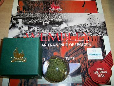 Original Wembley Turf  paperweight 