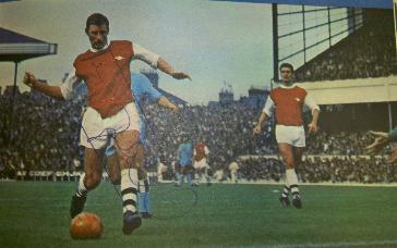 Terry Neil signed Arsenal action image 