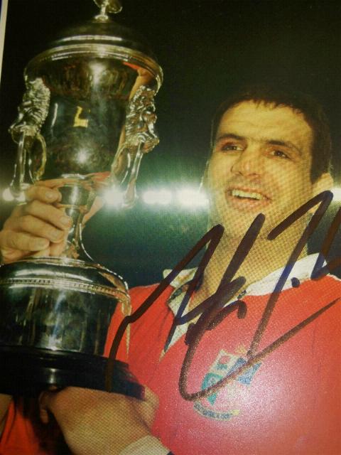 Martin Johnson signed British Lions image