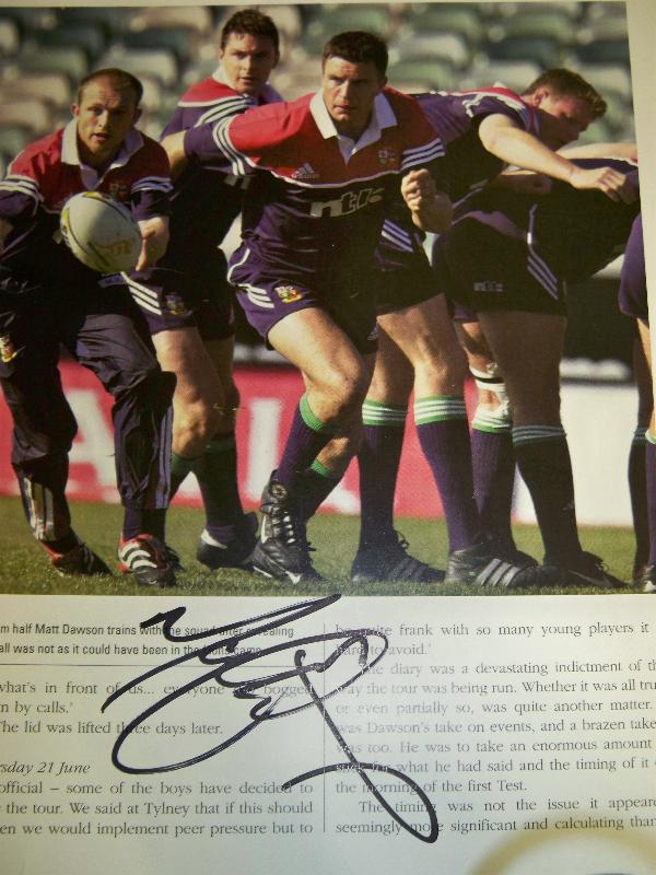 Matt Dawson signed image