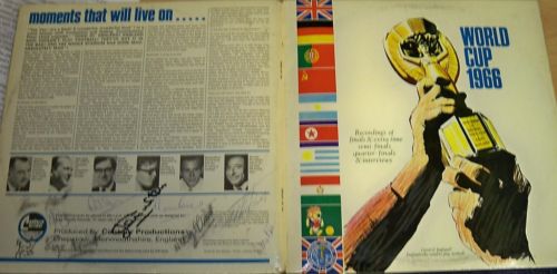 Signed 1966 World Cup double album rare