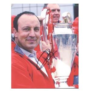 Benitez with European Cup.