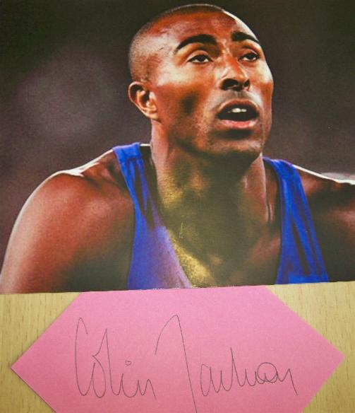 Colin Jackson signature and image