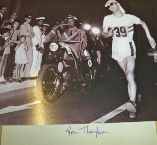 Rare Don Thompson  signature and image