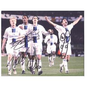 Chelsea's Lampard, Duff, Tiago and Drogba. 