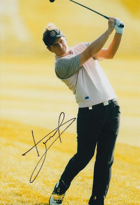 Luke Donald signed image