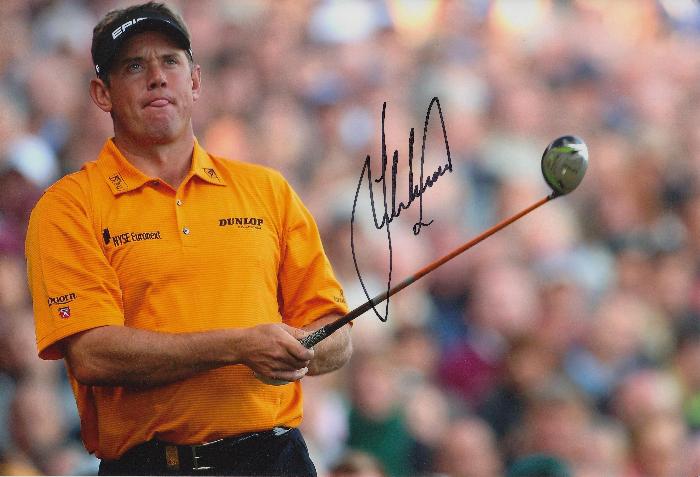 Lee Westwood signed image