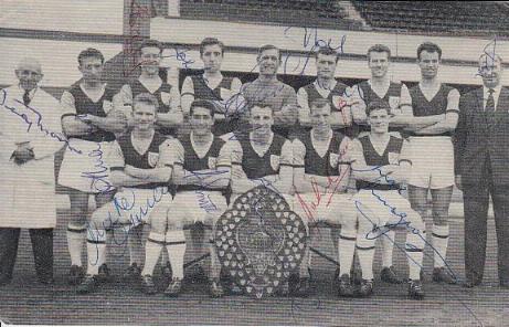 zebra westham signed team photo cup winners