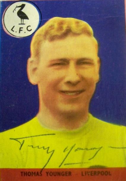 Thomas Younger - Liverpool rare signed collectable card