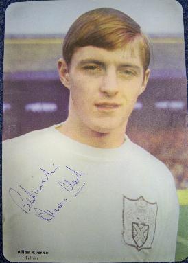 Allan Clarke - Fulham signed magazine image