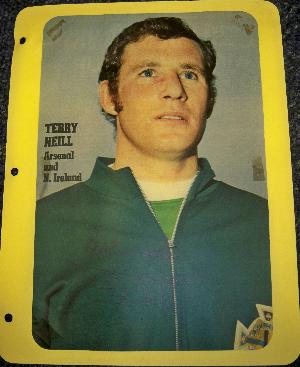 Terry Neil - Arsenal signed magazine image signed Besh wishes Terry Neill