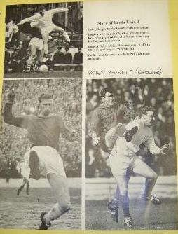 Peter Bonnetti - Chelsea signed black and white magazine image