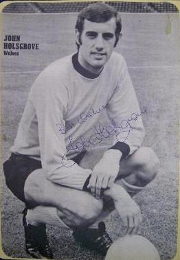 John Holsgrove - Wolverhampton Wanderers signed black and white image