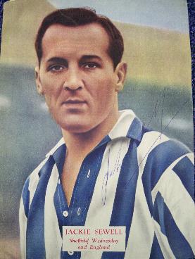 Jackie Sewell - Sheffield Wednesday signed image