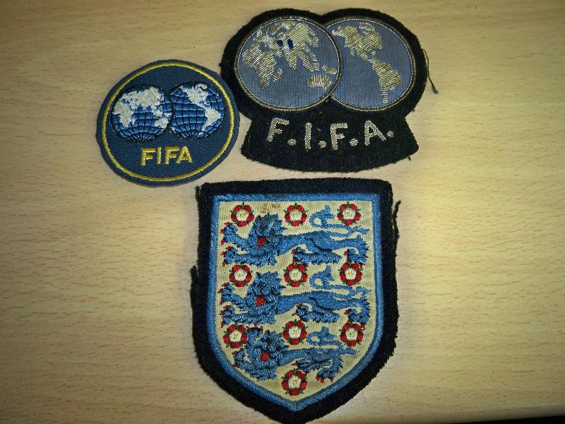 zebra an england crest and 2 fifa crests