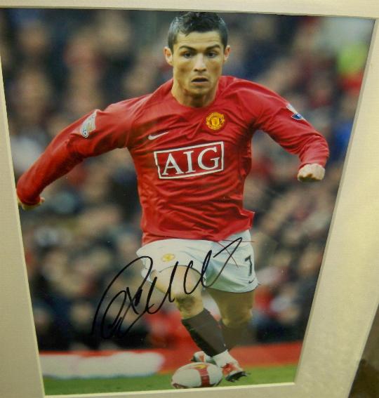 zebra Ronaldo signed image