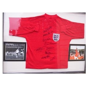 1966 Replica England Shirt (2) Signed by 9 Players  normally 450 now 295