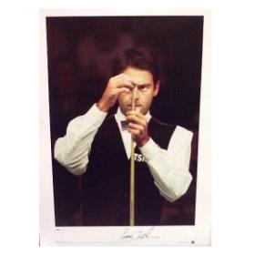 Ronnie O' Sullivan signed print