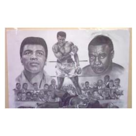 Muhammad Ali with Sonny Liston