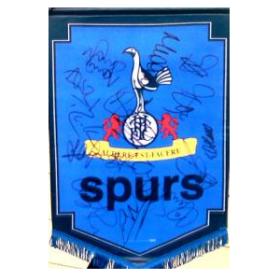 Signed Tottenham pennant.