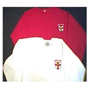 40th Anniversary England sweat shirts.