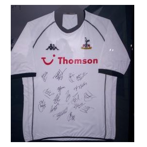 Tottenham Hotspur signed shirt.