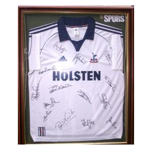 Tottenham Hotspur signed replica white home shirt.