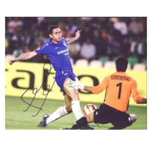 Signed photo of  Chelsea's Lampard.