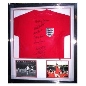 1966 Replica Shirt Signed by 8.