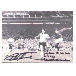 Geoff Hurst's signed hatrick goal  plus Kenneth Wolstenholme rare!.