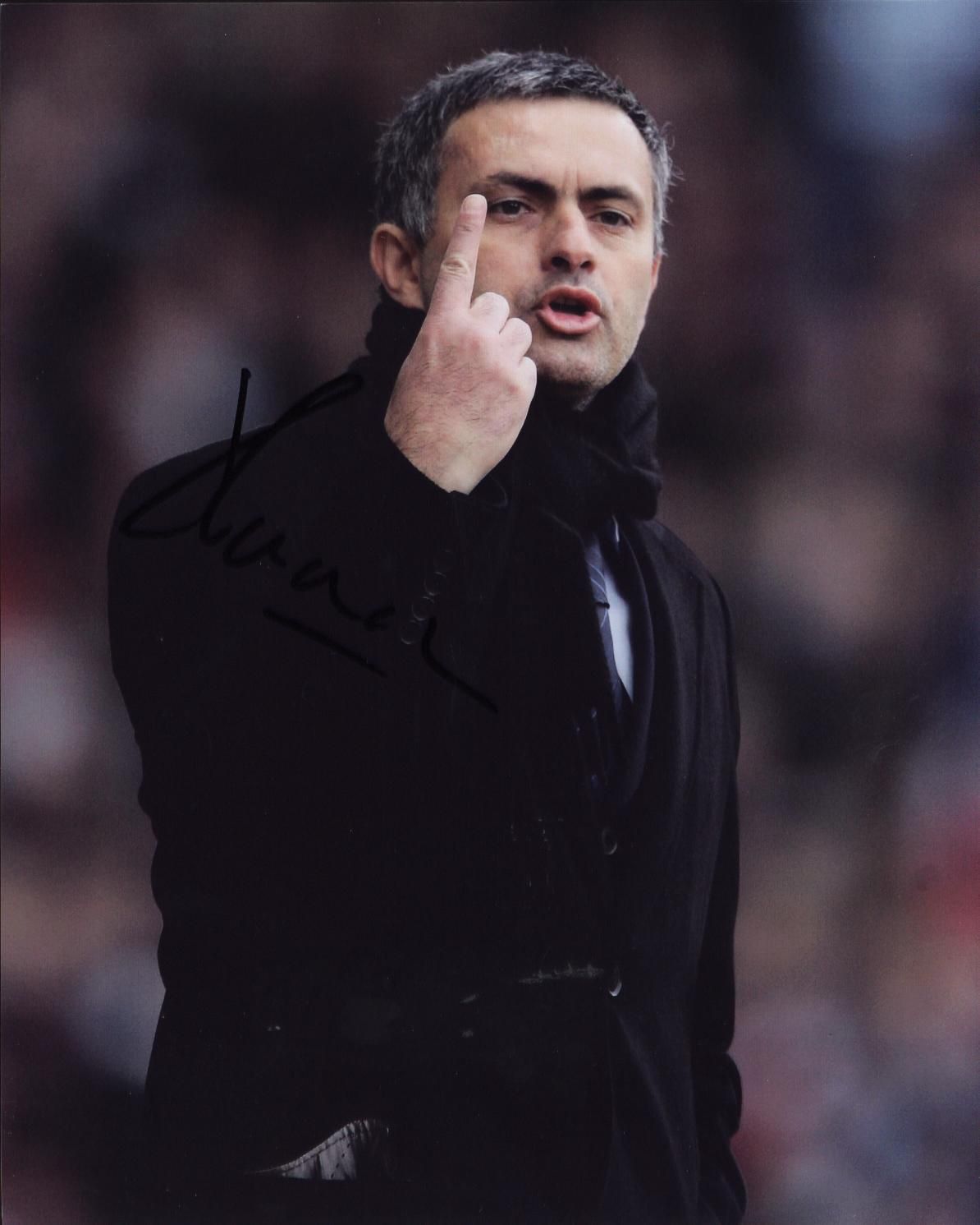 Jose Mourinho signed photo