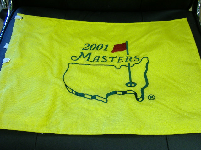 US Masters 2001 Golf Flag