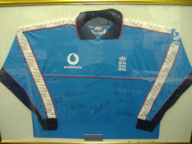 England signed Cricket Shirt 1999