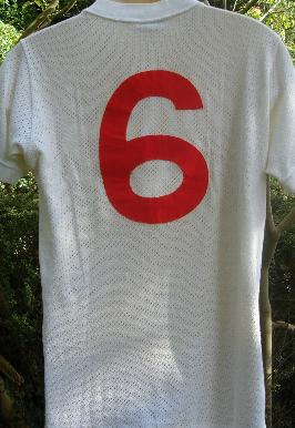 Bobby Moore's 1970 World Cup shirt (Reverse)