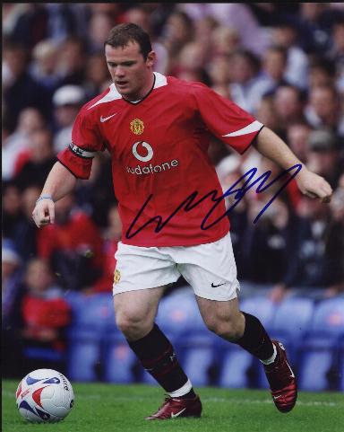 Wayne Rooney in Manchester United colours
