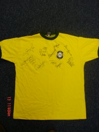 Brazil 1970 World Cup signed shirt