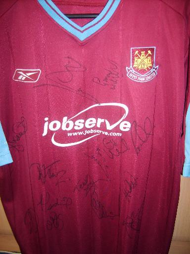 West Ham United 2005-06 home shirt