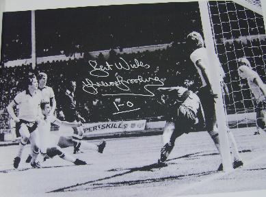 West Ham legend Sir Trevor Brooking signed canvas