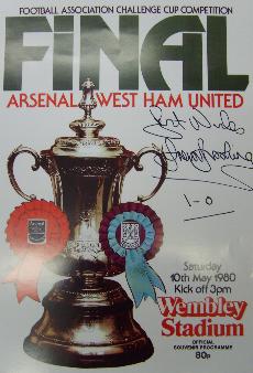 West Ham v Arsenal FA Cup programme