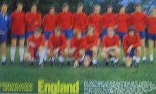 England team picture from magazine signed by Bobby Moore 