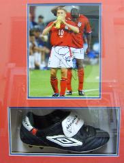 Michael Owen picture and boot