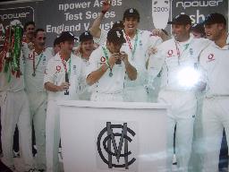 England cricket team The Ashes Winners  glossy photograph