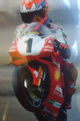 Carl Foggety 'wheelie'  glossy photograph