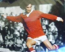 George Best classic pose  glossy photograph