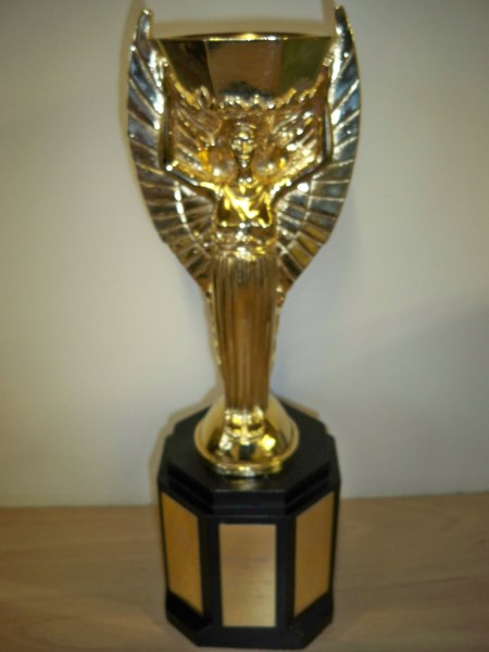 Jules Rimet Trophy  9ct hallmarked Gold Plated