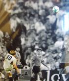 Jonny Wilkinson drop goal  glossy photograph
