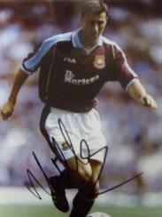 Marc Keller west ham signed photograph