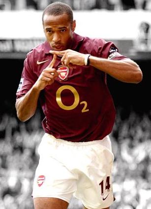 Thierry Henry  size glossy photograph