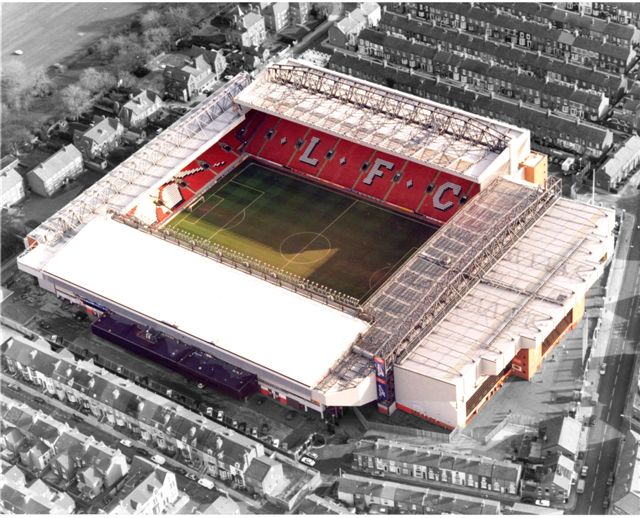 Liverpool's anfield stadium