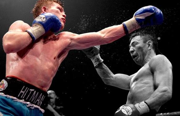 Ricky Hatton  action photgraph